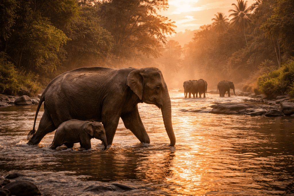 Balade à dos d'éléphant au Sri Lanka