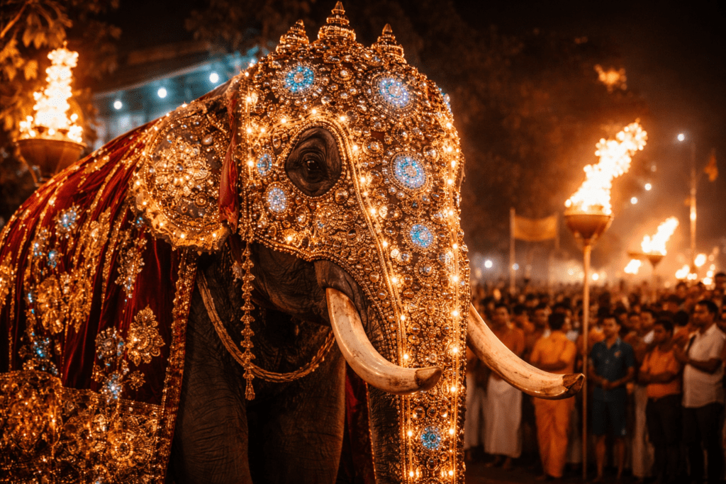 Balade à dos d'éléphant au Sri Lanka
